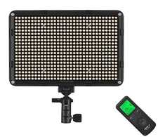 LED šviestuvas - Viltrox VL D640T 640 LED 3 300–5 600 K reguliuojamas šviestuvas baltas