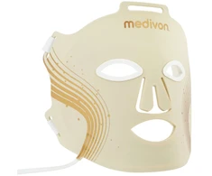 LED Veido Kaukė - Medivon Lumi Max, 744 LED, 5 Bangos Ilgiai, 6 Režimai, 3 Intensyvumo Lygiai, 5 000 mAh, USB-C