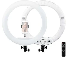 LED Žiedinė Šviesa - MITOYA MTY-18C 50W 2700-6500K Balta 45cm