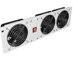 Lentynos Ventiliatorių Rinkinys - Lanberg AK-1506-S 3U 3 Ventiliatoriai 230 V 50 W Pilkas