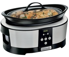Crock Pot Crock-Puodas SCCPBPP605-050 5.7-litre slow cooker (chrome)