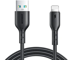 Kabelis Flash Charge USB į Lightning Joyroom SA26-AL3/ 3A / 1m (juodas)