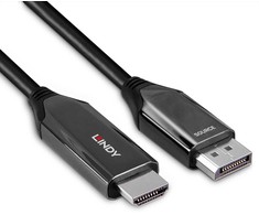 Adapteris - LINDY Aktyvus DisplayPort į HDMI 4K120Hz 2 m Adapteris 7680x4320@60Hz