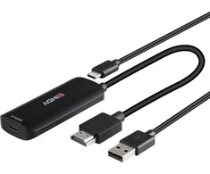 Adapteris - LINDY HDMI į USB Type C Adapteris 3840x2160@60Hz su 1 m Kabeliu