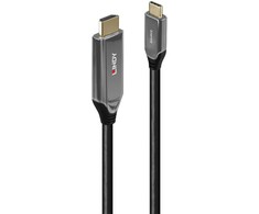 Lindy Adapteris - USB Type C į HDMI 8K60 1m Laidas 48Gbps Auksu Padengtas