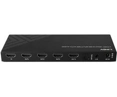 AV Skirstytuvas - LINDY 4 Prievadai HDMI 8K60 48G Sumažinimas su Garso Išvestimi