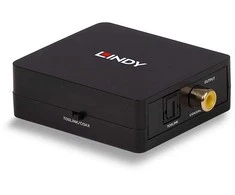 Lindy Garso Konverteris - Dviejų Krypčių SPDIF TosLink Konverteris 192KHz 2.0/5.1 Garso