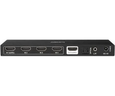 HDMI Jungiklis - LINDY 4 Prievadų HDMI Jungiklis, 8K@60Hz, 48Gbit/s, Juodas
