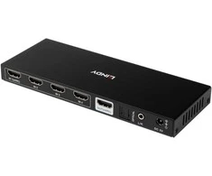 HDMI Jungiklis - LINDY 4 Prievadų HDMI Jungiklis, 8K@60Hz, 48Gbit/s, Juodas