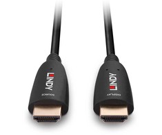 HDMI Laidas - LINDY Šviesolaidinis Hibridinis HDMI 8K60 Laidas, 48Gbps, 70 m, Juodas