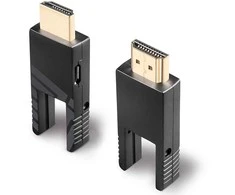 HDMI Laidas - LINDY Šviesolaidinis Hibridinis Micro-HDMI 4K60 Laidas, 18Gbps, Atsparus Micro-HDMI, HDMI, DVI, 70 m, Juodas