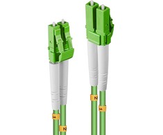 Pluoštinis Optinis Kabelis - LINDY Pluoštinis Optinis Kabelis LC/LC, 50/125µm, OM5, LSZH, 100Gbps, 10 m, Žalias