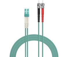 Lindy Pluoštinis Laidas - LC/ST OM3 10m 50/125µm Multimode