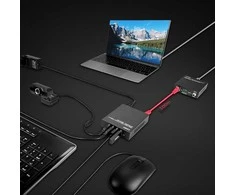 Tinklo Plėtiklis - LINDY Cat.6A USB 3.2 Gen 1 HDBaseT Plėtiklis 10 m