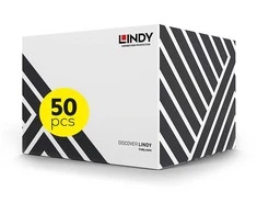 Tinklo Kabelis - LINDY Cat.5e U/UTP Tinklo Kabelis, RJ45, M/M, 100MHz, CCA, 2 m, Pilkas, 50 vnt.