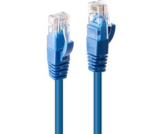 Tinklo Kabelis - LINDY Cat.6 U/UTP Tinklo Kabelis, RJ45, M/M, 250MHz, 15 m, Mėlynas