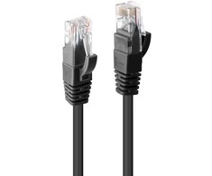Tinklo Kabelis - LINDY Cat.6 U/UTP 15m RJ45 250MHz Varis Juodas