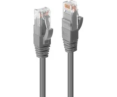 Tinklo Kabelis - LINDY Cat.6 U/UTP LSZH Tinklo Kabelis, RJ45, M/M, 250MHz, 26AWG, 10 m, Pilkas