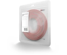 Tinklo Kabelis - LINDY Cat.6A S/FTP LSZH Tinklo Kabelis, RJ45, M/M, 500MHz, 26AWG, 10 m, Raudonas