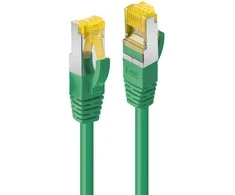 Tinklo Kabelis - LINDY RJ45 S/FTP LSZH Tinklo Kabelis, Cat.6A Kištukas, Cat.7 Neapdirbtas Kabelis, 7.5 m, Žalias