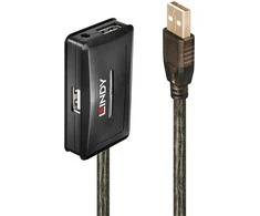 USB Hub - LINDY USB 2.0 Aktyvus Prailginimo Hub, 10 m, 4 Prievadai, USB 2.0, 480 Mbps