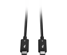 Thunderbolt Laidas - LINDY Thunderbolt 5 Laidas, 40Gbps, 100W PD, 1 m, Juodas
