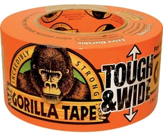 Gorilla Tape Tough &amp; Wide izoliacinė juosta juoda 7.31cm × 27m