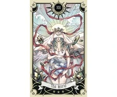 Llewellyn Mystical Manga Tarot Mini Kortos