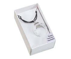 Lo Scarabeo Baltas Magnesite Amuletas Pakabukas