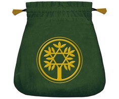 Lo Scarabeo Celtic Tree Satininis Žalias Maišelis Kortoms