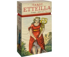 Lo Scarabeo Kolekcionuojamos Kortelės - Tarot Etteilla Anima Antiqua Limited Edition 78 Cards 66 X 120 mm Multilingual Instruction Booklet Limited Release