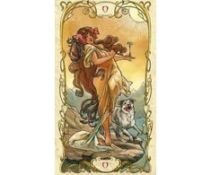 Lo Scarabeo Mucha Tarot Kortos