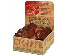 Lo Scarabeo Raudona Carnelian Runos