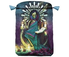 Lo Scarabeo Santa Muerte Satininis Maišelis Kortoms