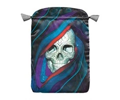 Lo Scarabeo Santa Muerte Skull Satininis Maišelis Kortoms