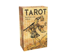 Lo Scarabeo Tarot Juodas And Gold Edition Taro Kortos