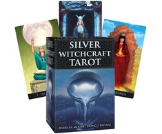 Lo Scarabeo Tarot Kortų Kaladė - Sidabrinis Witchcraft Tarot (Premium) 78 Kortos Su Sidabriniais Kraštais, Daugiafunkcinis Leidinys