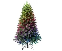 Twinkly Regal Prelit 270 LED RGB 150cm Bluetooth WIFI LED Christmas medžio lights