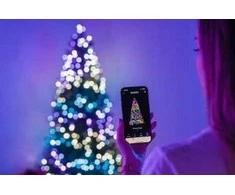 Twinkly Regal Prelit 270 LED RGB 150cm Bluetooth WIFI LED Christmas medžio lights