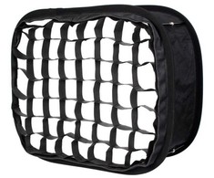 Lubinis šviestuvas Apšvietimo Įranga - MITOYA Softbox 37x45cm LED Panelei su Tinkleliu ir Dangteliu