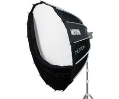 Lubinis šviestuvas Apšvietimo Įranga - MITOYA MOTION Softbox 120cm Montavimas