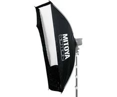 Lubinis šviestuvas Apšvietimo Įranga - MITOYA MOTION STRIP 30x120cm Softbox su Tinkleliu [Bowens]