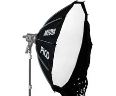 Lubinis šviestuvas Apšvietimo Modifikatorius - MITOYA PICO 105cm Softbox su Tinkleliu ir Bowens Adapteriu