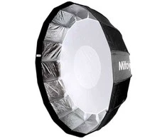Lubinis šviestuvas Apšvietimo Modifikatorius - MITOYA SPEEDY Softbox 85cm BOWENS tvirtinimas su tinkleliu