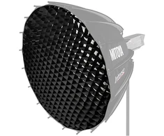 Lubinis šviestuvas Apšvietimo Priedas - MITOYA INTENSE 70cm Parabolinis Softbox Tinklas 18-Pusėje
