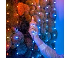 Kalėdinė girlianda Twinkly Candies 200 RGB LED USB- C, žalios spalvos laidas