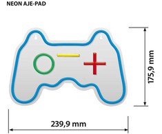 ActiveJet Suaktyvinkite AJE-NEON PAD neoninį šviesos diodą