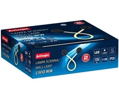 Sieninė Lempa - Activejet AJE-LIVIO 11W Šiltai balta, juoda