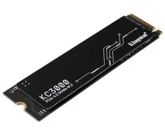 M.2 NVMe SSD - Kingston KC3000 1TB PCIe 4.0 7000 MB/s Skaityti 6000 MB/s Rašyti Juodas