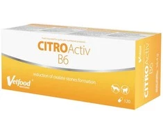Maisto papildas - Vetfood Citro Activ B6 120vnt Be glitimo